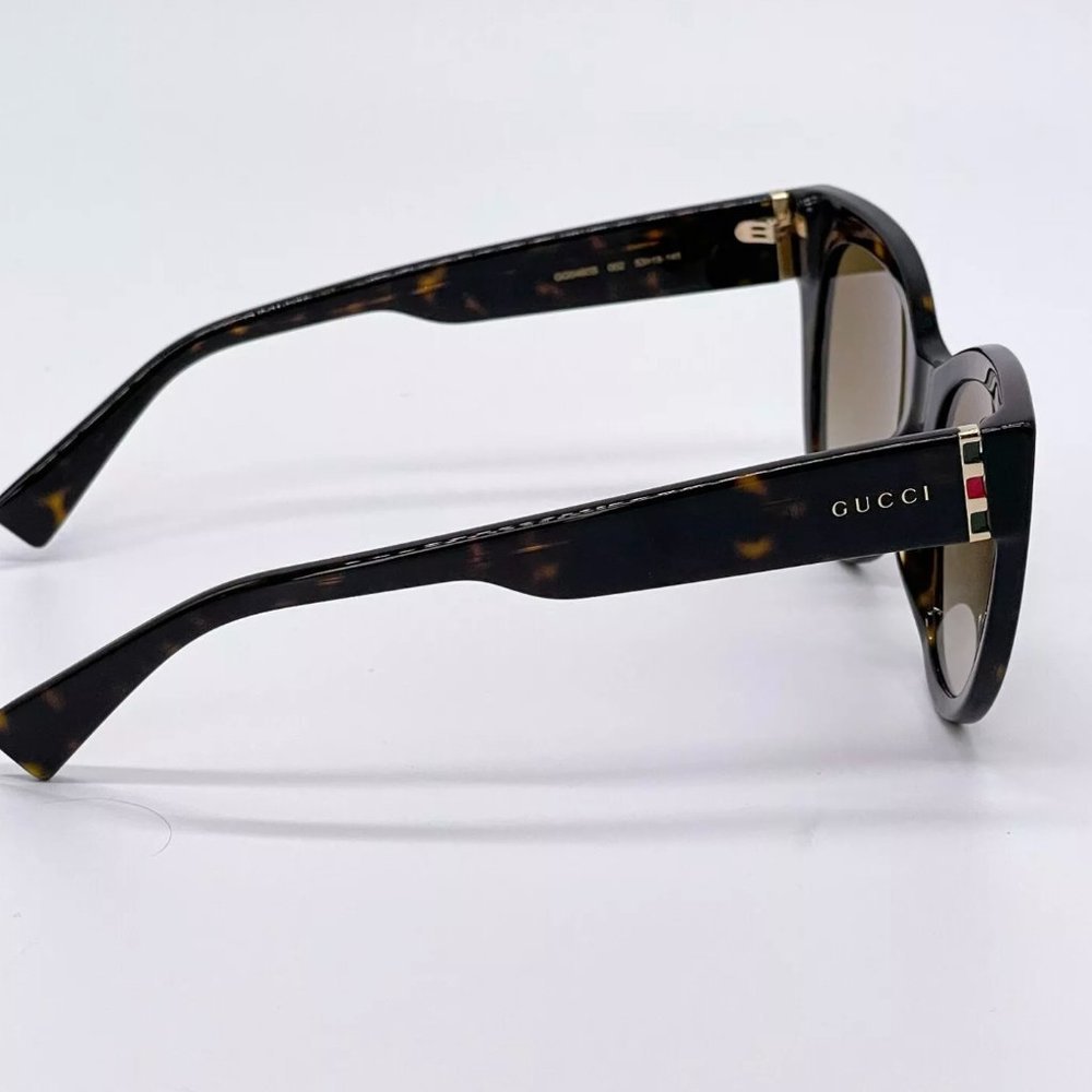 Sale! New Gucci Women's 53mm Havana Brown Sunglasses! - Picture 7 of 8